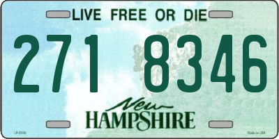 NH license plate 2718346