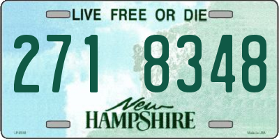 NH license plate 2718348