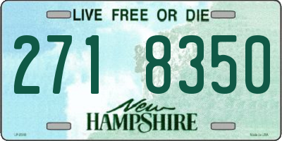 NH license plate 2718350