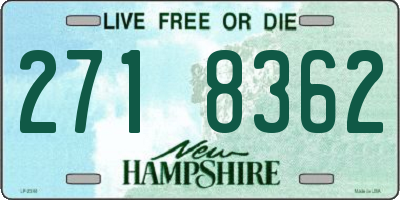 NH license plate 2718362