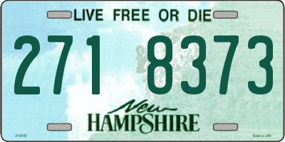 NH license plate 2718373