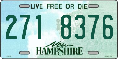 NH license plate 2718376