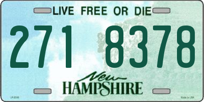 NH license plate 2718378