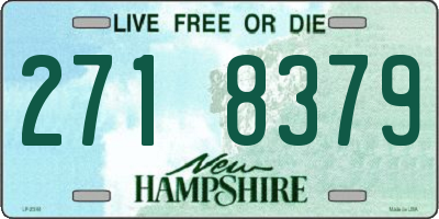 NH license plate 2718379