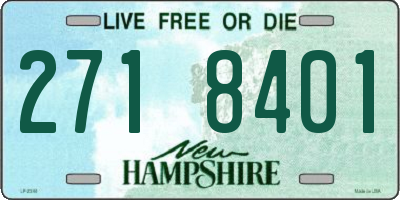 NH license plate 2718401