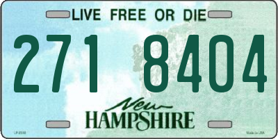 NH license plate 2718404