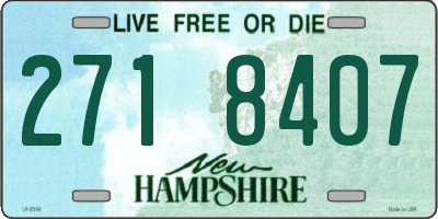 NH license plate 2718407