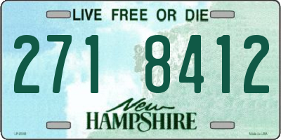 NH license plate 2718412