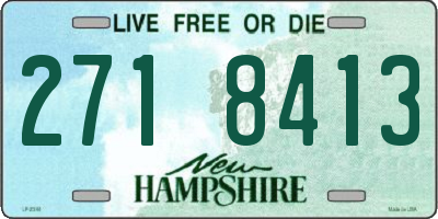 NH license plate 2718413