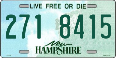 NH license plate 2718415