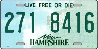 NH license plate 2718416