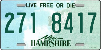 NH license plate 2718417
