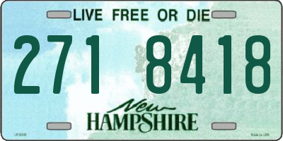 NH license plate 2718418
