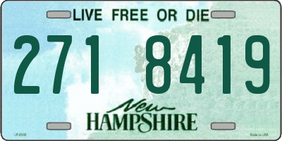 NH license plate 2718419