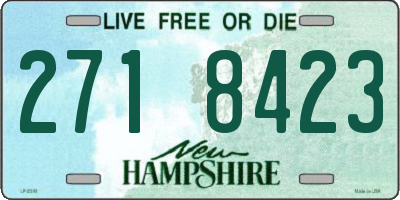 NH license plate 2718423
