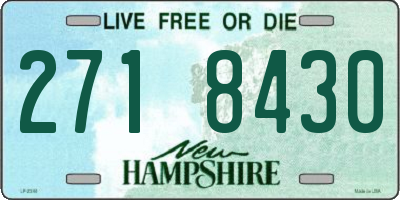 NH license plate 2718430