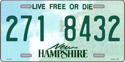 NH license plate 2718432