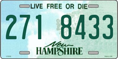 NH license plate 2718433