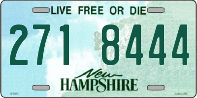 NH license plate 2718444