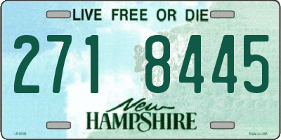 NH license plate 2718445