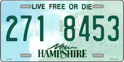 NH license plate 2718453