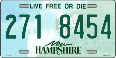 NH license plate 2718454