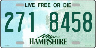 NH license plate 2718458