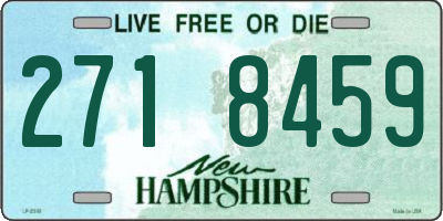 NH license plate 2718459