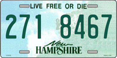 NH license plate 2718467