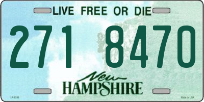 NH license plate 2718470
