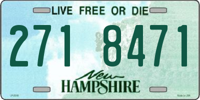 NH license plate 2718471