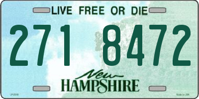 NH license plate 2718472