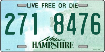 NH license plate 2718476