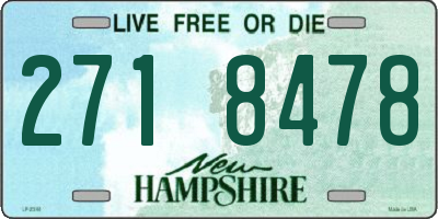 NH license plate 2718478