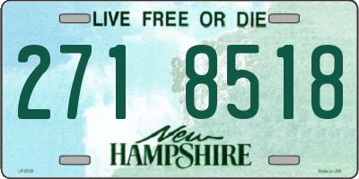 NH license plate 2718518