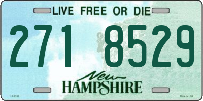 NH license plate 2718529