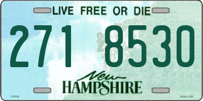 NH license plate 2718530