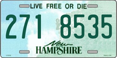 NH license plate 2718535