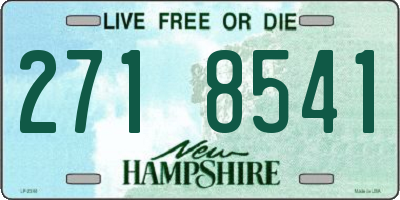 NH license plate 2718541