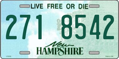 NH license plate 2718542