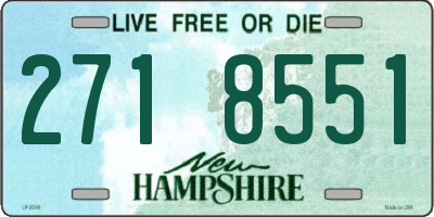 NH license plate 2718551