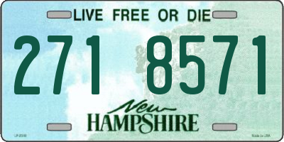 NH license plate 2718571