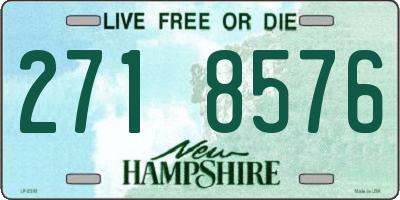 NH license plate 2718576