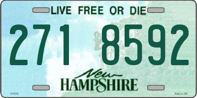 NH license plate 2718592