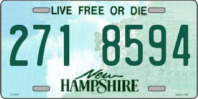 NH license plate 2718594