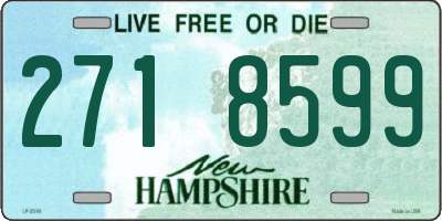 NH license plate 2718599