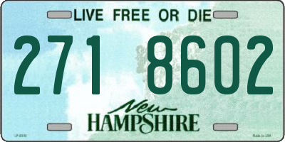 NH license plate 2718602