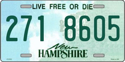 NH license plate 2718605