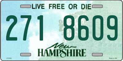 NH license plate 2718609