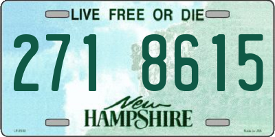 NH license plate 2718615